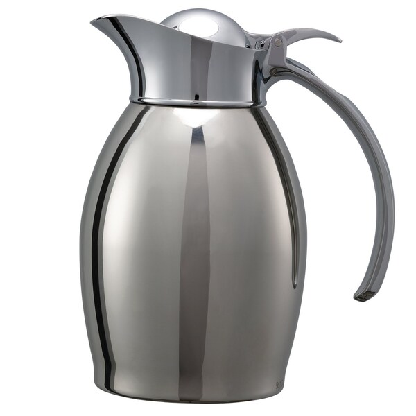 Nicollet Flip Top Stainless Vacuum Insulated Carafe, 20 Ounce, Polished